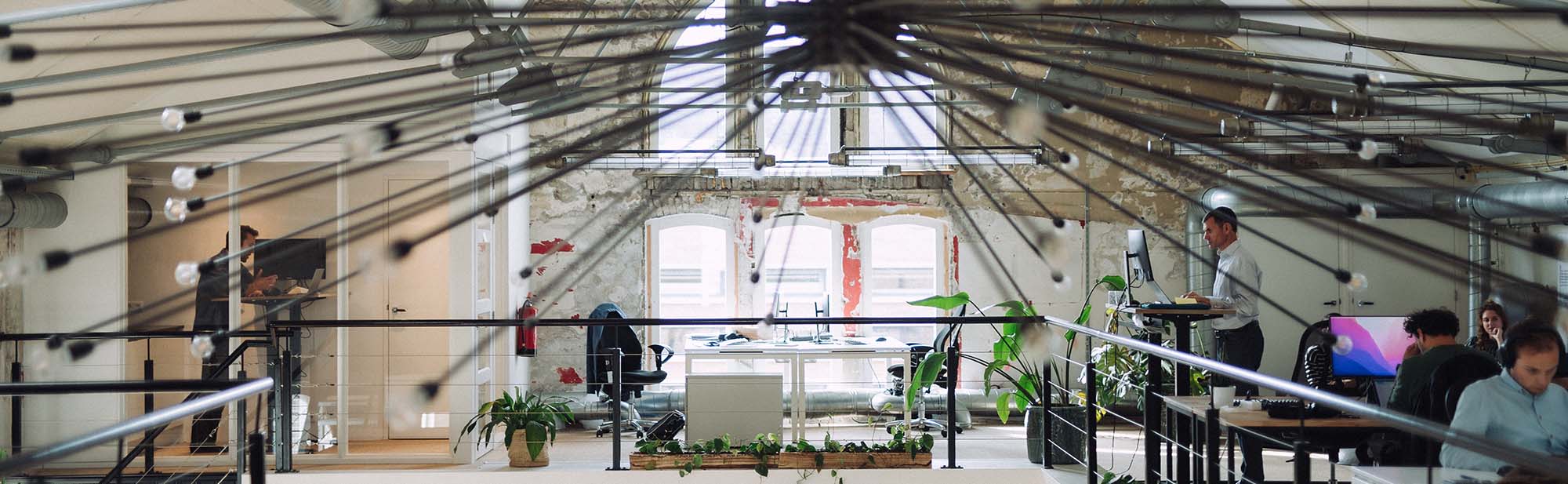 An inside view of the SkyNRG office in Amsterdam.